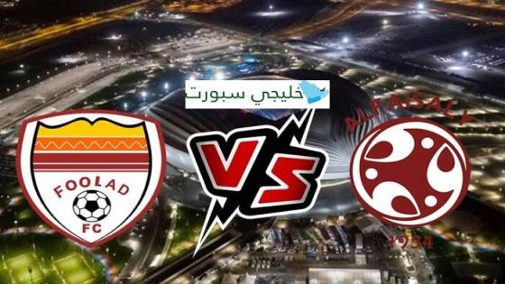 مباراة الفيصلي وفولاد خوزستان
